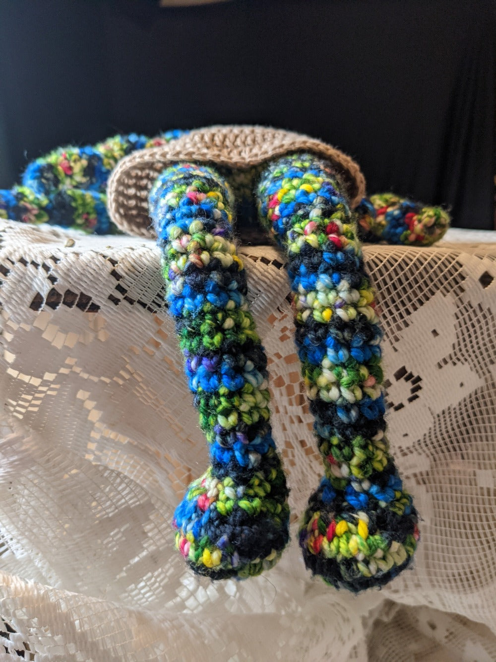 Many-Eyed Monster Crochet Plush Toy