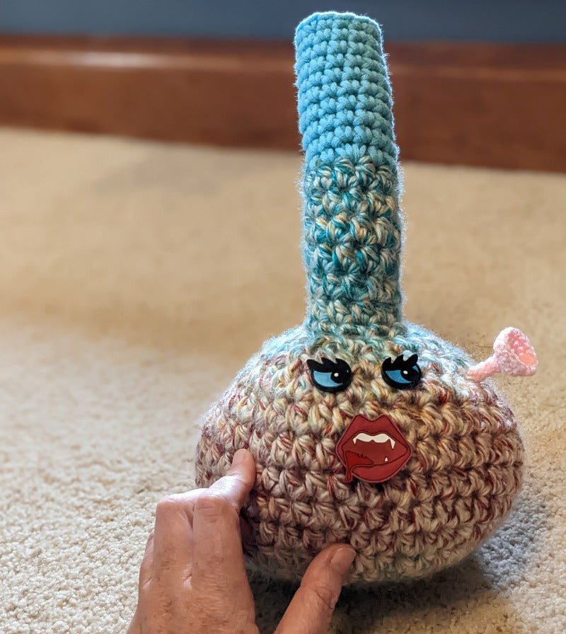 Sultry Vampire Bong Crochet Plush Toy
