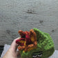 Dumpster Fire Monster Crochet Plush Toy
