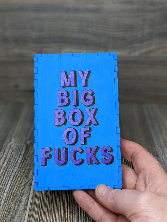 My Big Box of F**ks Storage Box