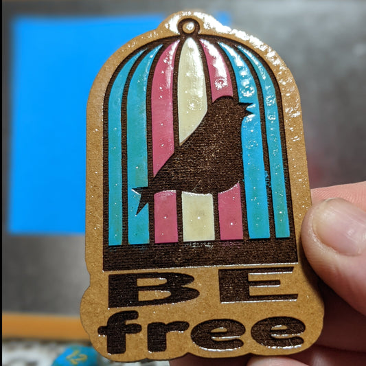 Be Free Transgender Pride Magnet