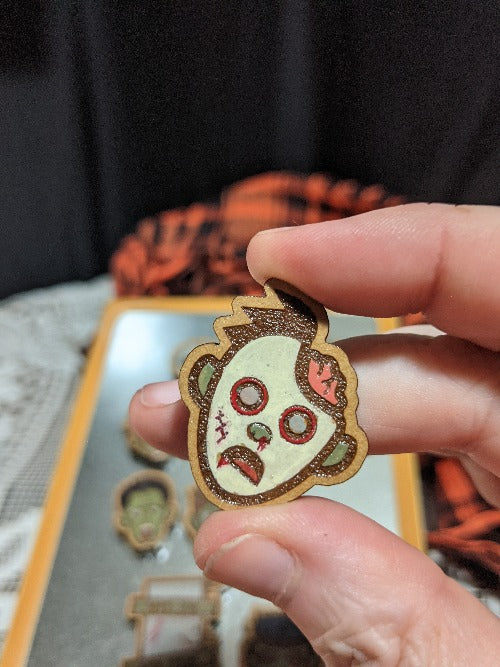 Tiny Zombie Magnets SET OF 10