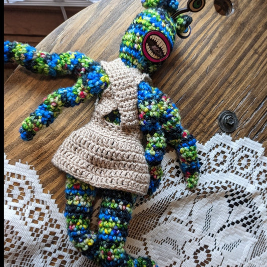 Many-Eyed Monster Crochet Plush Toy