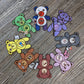 Careless Bears Magnets WHOLE SET of 8