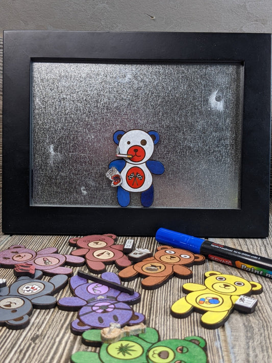 Careless Bears Magnet MURICA BEAR