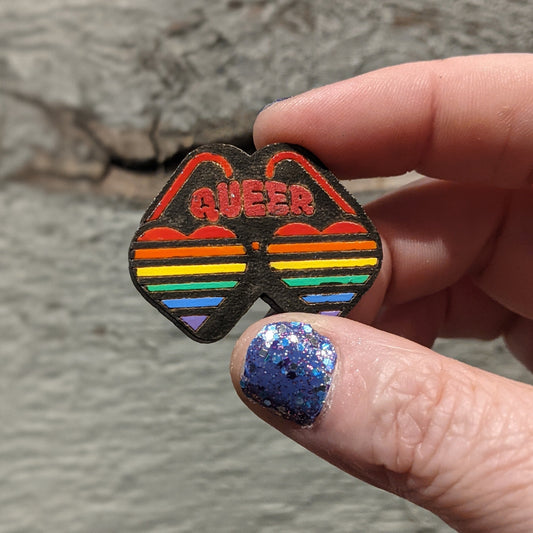 Queer Pride Pinback Button LGBTQ+