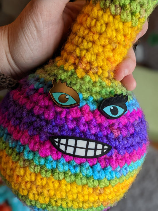 Rainbow Bong Crochet Plush Toy