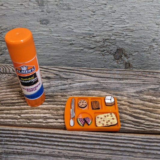 Miniature School Pizza Lunch Magnet
