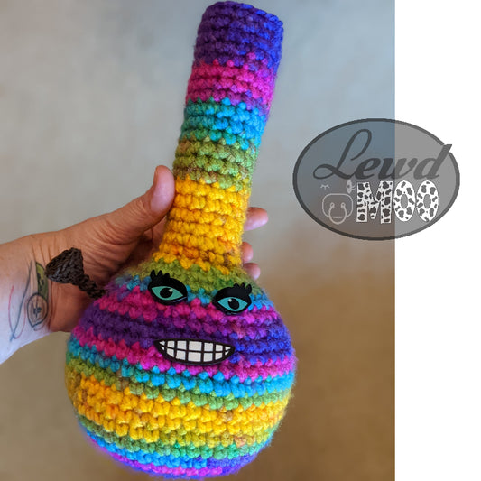 Rainbow Bong Crochet Plush Toy