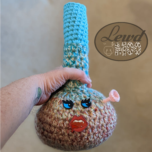 Sultry Vampire Bong Crochet Plush Toy