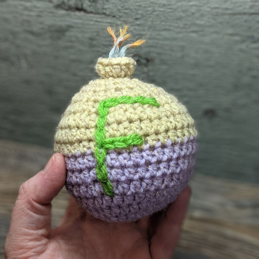 Lavender Lime F-Bomb Crochet Plush